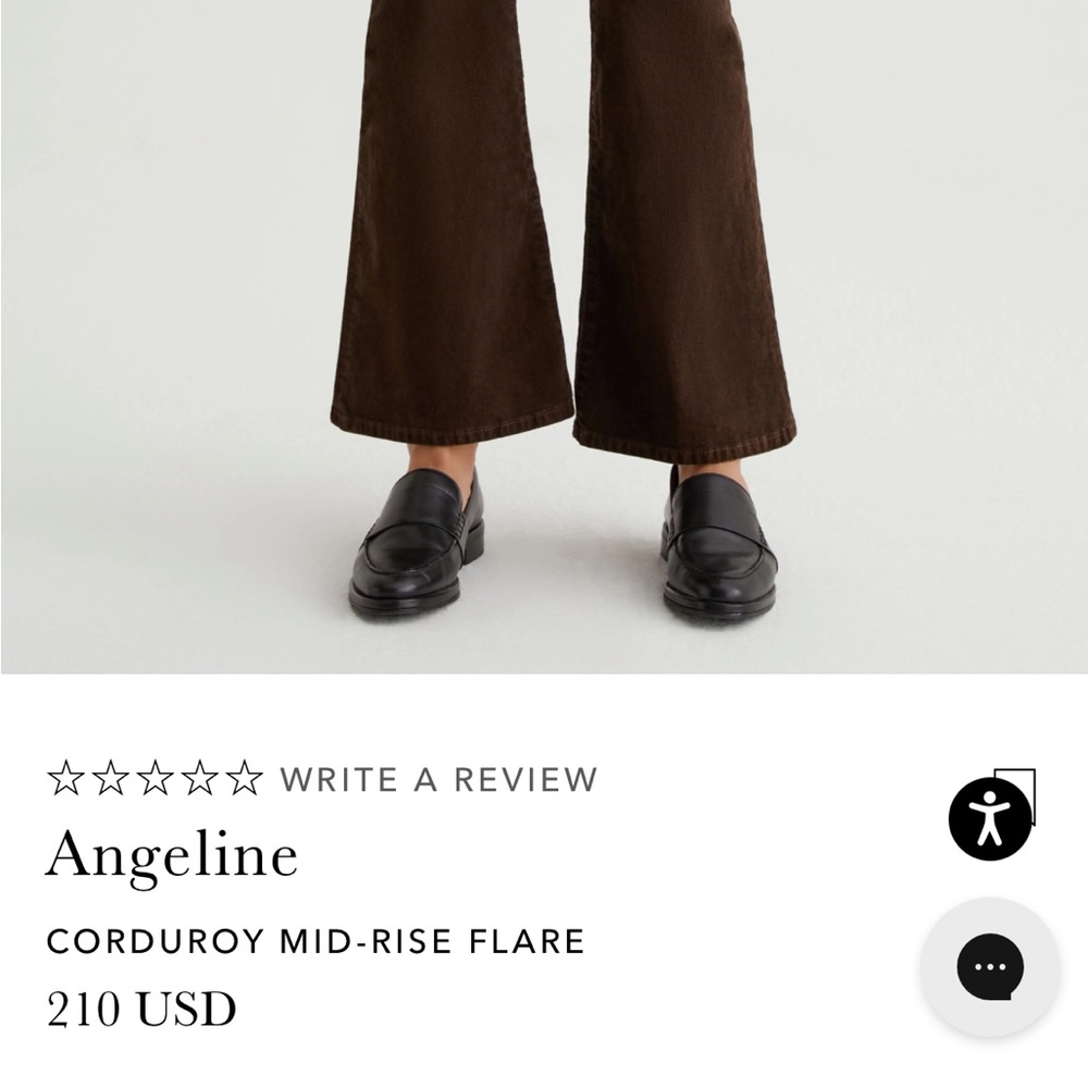 luxury adriano goldschmeid corduroy pants, original price $210, fits 24R